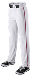 EvoShield Salute Open Bottom White/Maroon Piped Pants WTUM1076MA