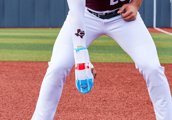 EvoShield Youth Red, White, and Ice Sliding Mitt WB5767601YH