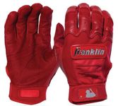 Franklin CFX Pro Chrome Adult Red Batting Gloves 220593F1