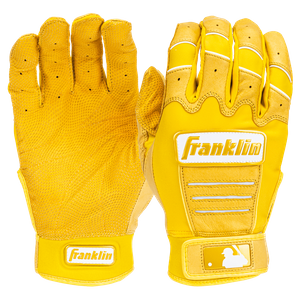 Franklin CFX Pro Hi-Lite Adult Yellow Batting Gloves 20604F6YE