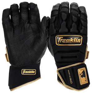 Franklin CFX PRT Protective Adult Black/Gold Batting Gloves 20680F1-BK-GD
