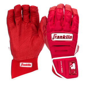 Franklin CFX PRT Protective Adult Red Batting Gloves 20682F1-RED