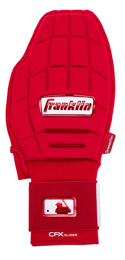 Franklin CFX PRT Protective Adult Red Sliding Mitt 23554C3