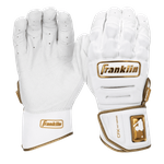 Franklin CFX PRT Protective Adult White/Gold Batting Gloves 20681F1-WH-GD