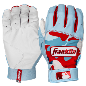 Franklin Digitek Youth White/Carolina Blue Batting Gloves 21041F