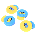 GloveLock Glove Lace Locks Set of 2 -- Blue Blaze