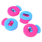 GloveLock Glove Lace Locks Set of 2 -- Cotton Candy