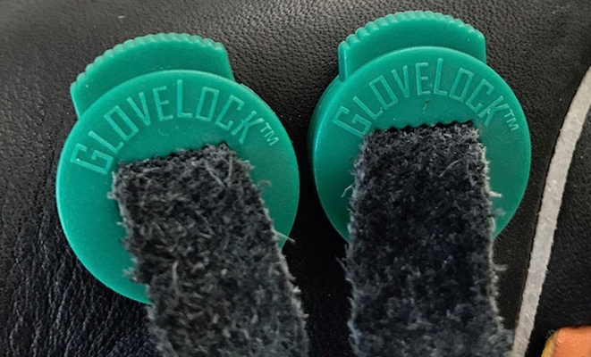 GloveLock Glove Lace Locks Set of 2 -- Dark Green