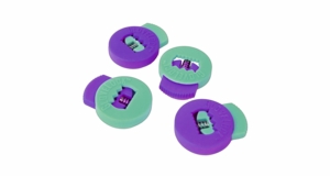 GloveLock Glove Lace Locks Set of 2 -- Bubble Mint display picture 1