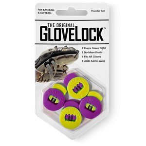 GloveLock Glove Lace Locks Set of 2 -- Thunder Bolt
