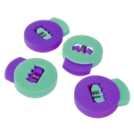 GloveLock Glove Lace Locks Set of 2 -- Mint Storm