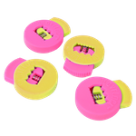 GloveLock Glove Lace Locks Set of 2 -- Pink Lemonade