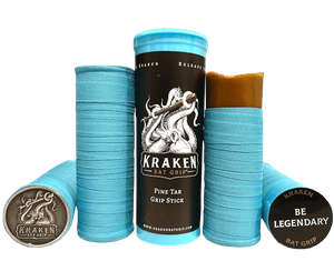 Kraken Pine Tar Baby Blue Grip Stick Pro Wrap