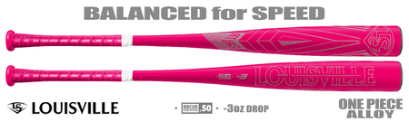 Louisville Atlas "Bubble Gum" 2-5/8" BBCOR Bat WBL2968010 -3oz (2025)