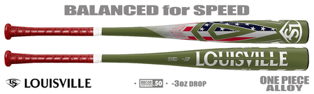 Louisville Atlas "Military Green" 2-5/8" BBCOR Bat WBL2968010 -3oz (2025)