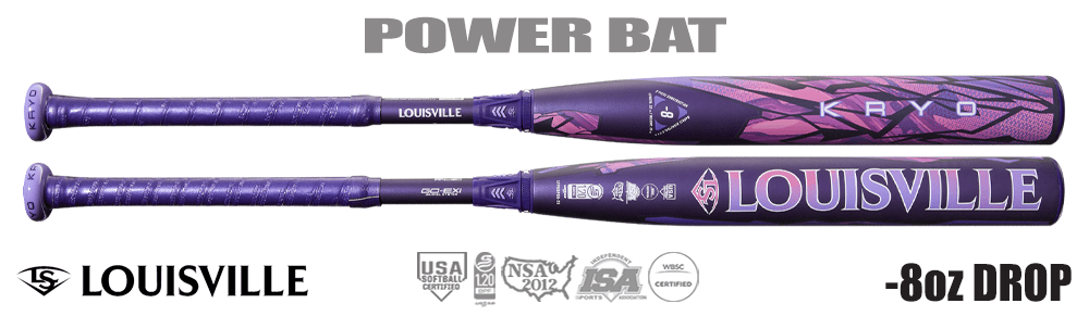 Batte Softball Louisville Slugger LXT Drop 11 – 30" (19 Oz), Composite, équilibrée