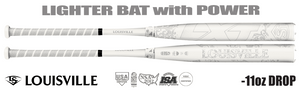 Louisville LXT "White Snow" Fastpitch Bat WBL2993010 -11oz 