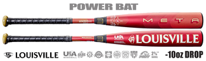 Louisville Meta 2-5/8" Youth USA Bat WBL4125010 -10oz (2026)