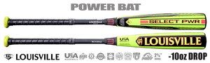 Louisville Select PWR 2-5/8" Youth USA Bat WBL4126010 -10oz (2026)