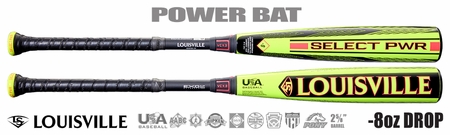 Louisville Select PWR 2-5/8" Youth USA Bat WBL4127010 -8oz (2026)