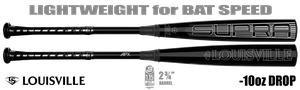 Louisville Supra "Blackout" 2-3/4" Big Barrel USSSA Bat -10oz (2026)