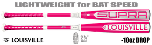 Louisville Supra "Bubble Gum" 2-3/4" Big Barrel USSSA Bat -10oz (2026)