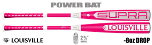 Louisville Supra "Bubble Gum" 2-3/4" Big Barrel USSSA Bat -8oz (2026)