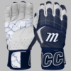 Marucci Blacksmith Tactical Navy Blue/White Batting Gloves MBGBSTACT-NB-W