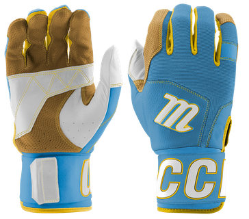 Marucci Blacksmith Wrap Adult Columbia Blue/Yellow Batting