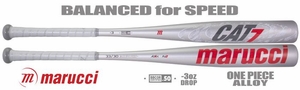Marucci CAT7 Silver 2-5/8" BBCOR Bat MCBC72S -3oz (2021) Lightly Used w/Warranty