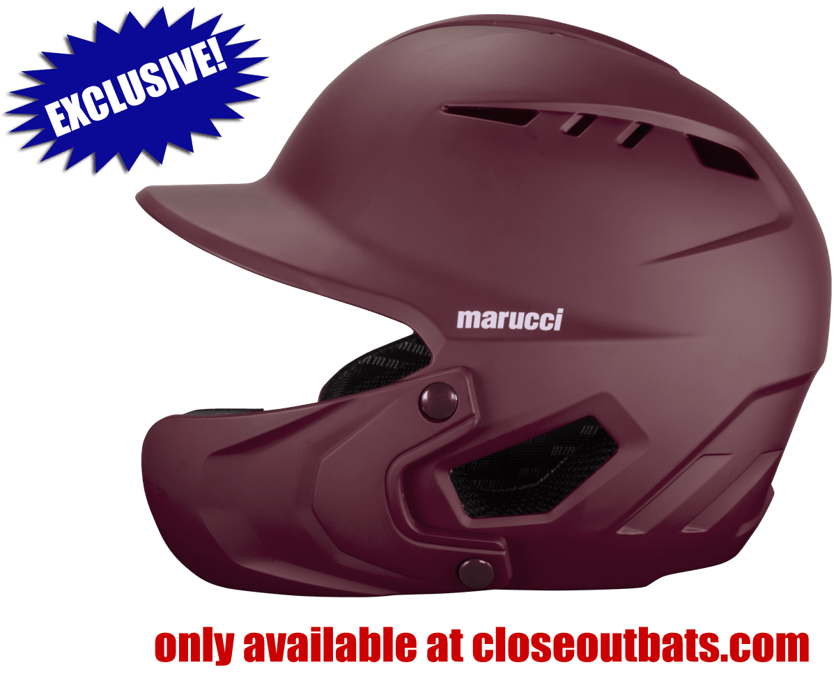 Marucci Duravent Batting Helmets w/Jaw Guard MBHDVJG