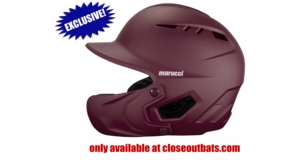 Marucci Duravent Maroon Batting Helmet w/Jaw Guard MBHDVJG-MR