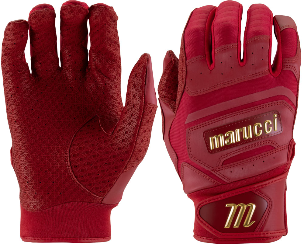 Marucci Pittards Reserve Adult Red Batting Gloves MBGPTRSV2R