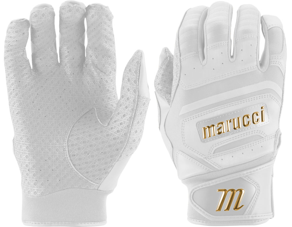 Marucci Pittards Reserve Adult White Batting Gloves MBGPTRSV2W