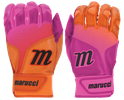 Marucci PWR FADE Pink/Orange Batting Gloves MBGPWRF-PK/OR