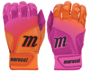 Marucci PWR FADE Pink/Orange Batting Gloves MBGPWRF-PK/OR