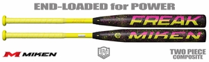 Miken Freak Splatter 2-Piece Maxload Slowpitch Bat USA MSA6FRKL (2026)