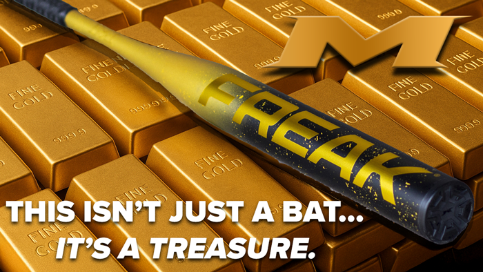 Miken Sports Freak Gold Maxload Slowpitch Bat USSSA MSU5FRKG1L (2025) Blem W/Warranty