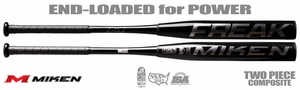 Miken Freak Black Maxload Slowpitch Bat USSSA MSU6FKBLKL (2027)