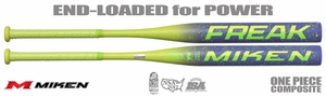 Miken Freak Splatter 1-Piece Maxload Slowpitch Bat USSSA MSU6FRK1L (2026)