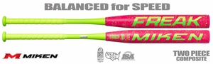 Miken Freak Splatter 2-Piece Balanced Slowpitch Bat USSSA MSU6FRKB (2026)