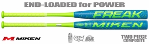 Miken Freak Splatter 2-Piece Maxload Slowpitch Bat USSSA MSU6FRKL (2026)