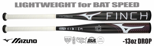 Mizuno F24 FINCH Fastpitch Bat 340663 -13oz (2024)