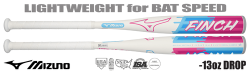Mizuno FINCH Fastpitch Bat 340693 -13oz (2026)