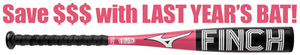 Mizuno FINCH Tee Ball Fastpitch Bat 340611 -13oz (2022)
