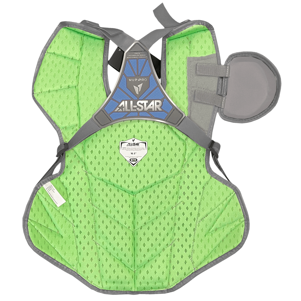 MVP Pro Catcher Chest Protector Back Detail