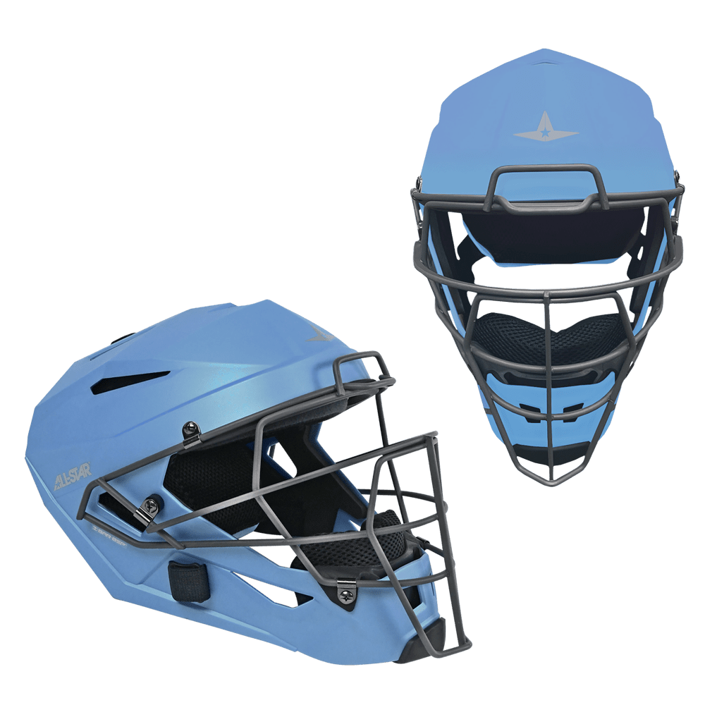 MVP Pro Catcher Helmet Front & Side Detail