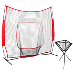 Portable 7x7 Training Net w/ Ball Caddy