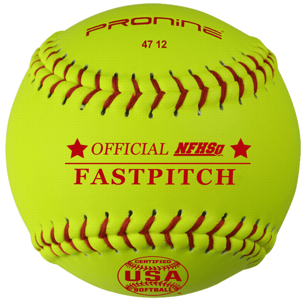 Sale! Buy ProNine 12" Fastpitch Optic Yellow Softballs 4712 1 DZ