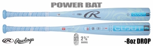 Rawlings Clout AI 2-3/4" Big Barrel USSSA Bat RUT5C8 -8oz (2025) Lightly Used w/Warranty